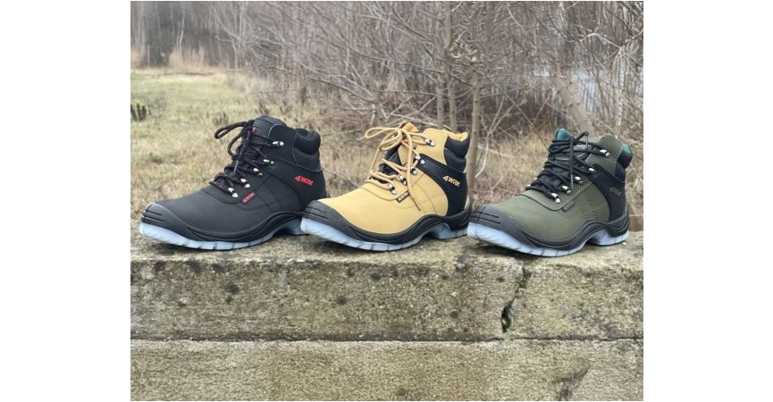 Trzewiki ochronne AVIOR S3 – dostępne w 3 wariantach kolorystycznych