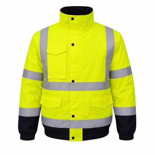 Kurtka bomber Subzero Black-HV Yellow -zdjęcie numer 1