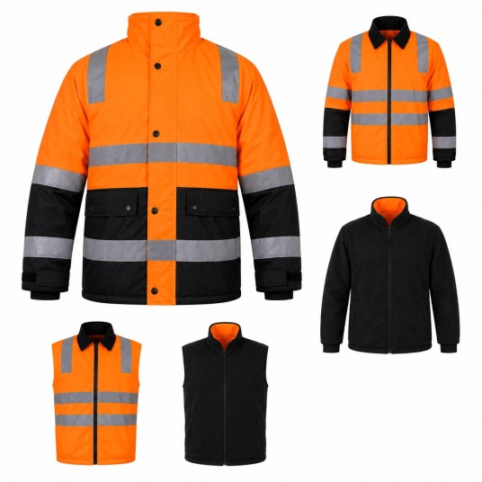 Kurtka rob. zimowa AURORA LB-J15 6in1 Orange -zdjęcie numer 1