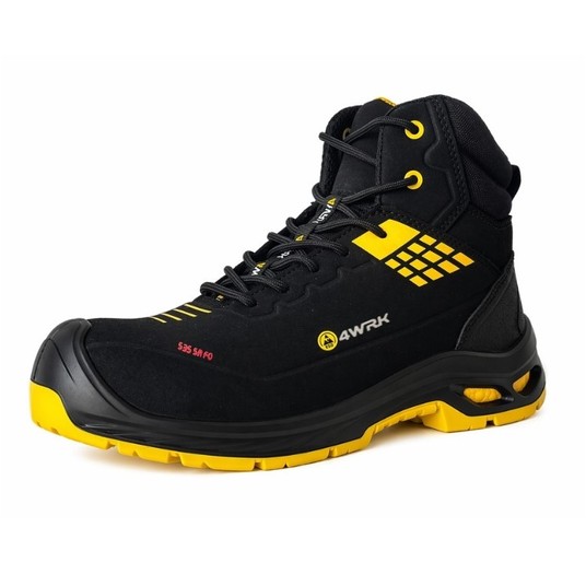 Trzewik rob. 4WRK POLLUX S3S ESD black-yellow -zdjęcie numer 1