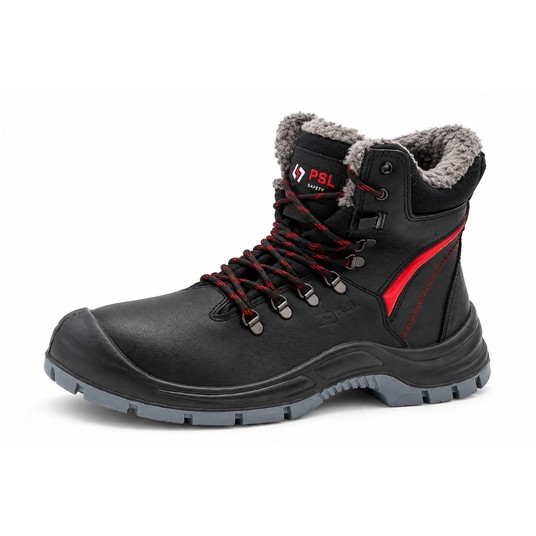 Trzewik zimowy PSL OSLO S3S black-red -zdjęcie numer 1
