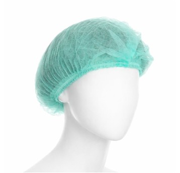 Czepek medyczny Clip col. green 4MD PP 10 gsm