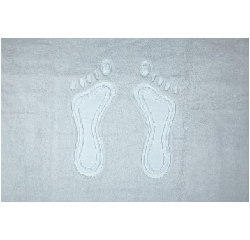 Dywaniki łazienkowe wzór STOPY 650gsm