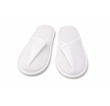 kapcie Poliester białe zakryte palce/slippers PES