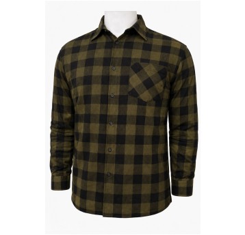 Koszula flanel. 4WRK Hera szach. c. 567 khaki