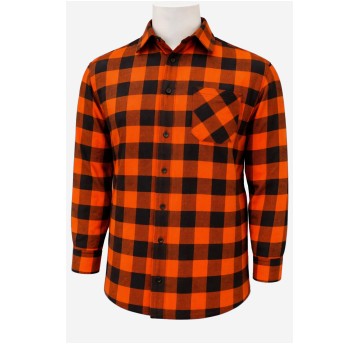 Koszula flanelowa 4WRK Hera szach. c.130 orange