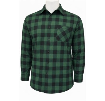 Koszula flanelowa 4WRK Hera szach. c.504 f.green