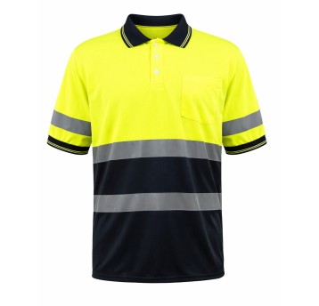 Koszulka polo odblask OBERON LB-TS12 HV Yellow