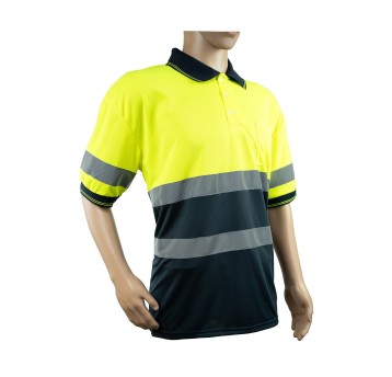 Koszulka polo odblask OBERON LB-TS12 HV Yellow