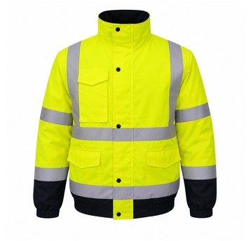 Kurtka bomber Subzero Black-HV Yellow