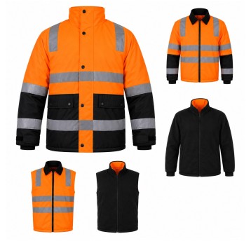 Kurtka rob. zimowa AURORA LB-J15 6in1 Orange