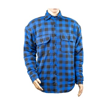 Kurtka zimowa flanelowa FROST Blue