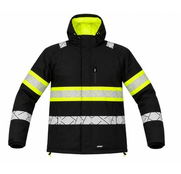Kurtka zimowa TUNDRA Black-HV Yellow