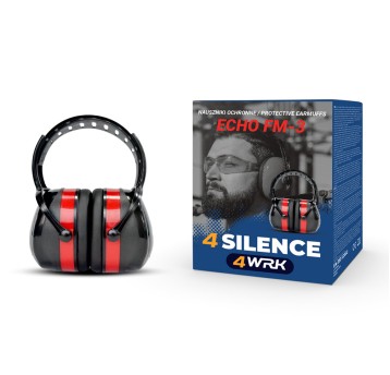 Ochronnik słuchu ECHO FM-3 Black/Red