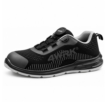 Półbut bezpieczny HORNA S1 QLS grey-black
