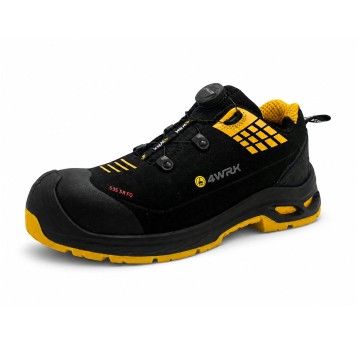 Półbut rob.4WRK POLLUX S3S QLS ESD black-yellow
