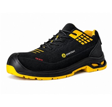 Półbut roboczy 4WRK POLLUX S3S ESD black-yellow