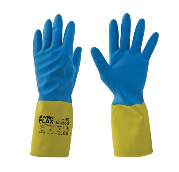 Rękawice robocze FLAX KS2100 BL-Y