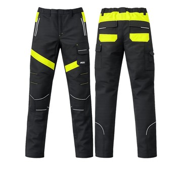 Spodnie męskie softshell ARTEMIS black/HVY