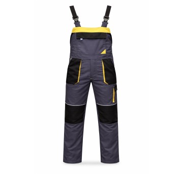 Striker ogrodniczki col. grey/black/yellow size