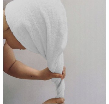 Turban na włosy frotte 100% CO