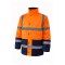 Kurtka rob. zimowa parka Yukon navy-HV orange 3XL