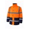 Kurtka rob. zimowa parka Yukon navy-HV orange S
