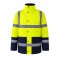 Kurtka rob. zimowa parka Yukon navy-HV yellow 3XL